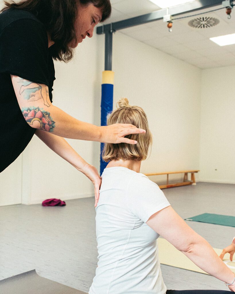 Yoga gegen Nackenverspannungen