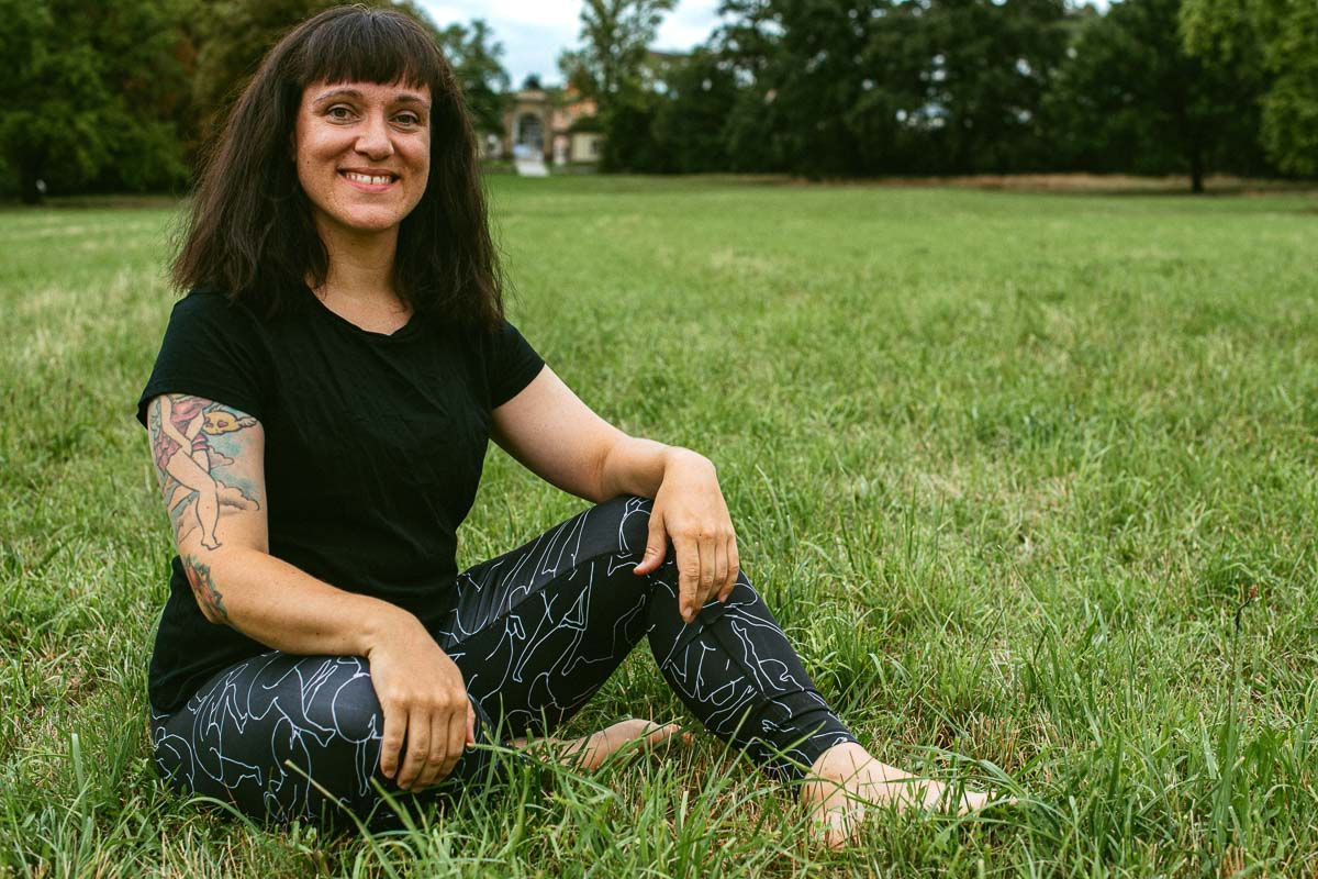Anne Hammerschmidt, Yogalehrerin beim Herbstretreat im Schwarzwald